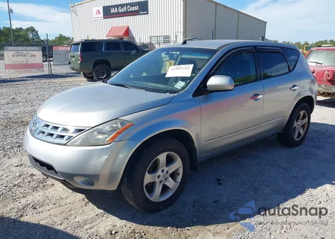 2004 Nissan Murano Sl from USA, damaged, VIN JN8AZ08W04W311955